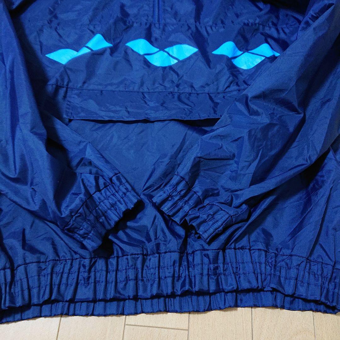 80s ヴィンテージ アリーナ ナイロン プルオーバー パーカー M　アノラック