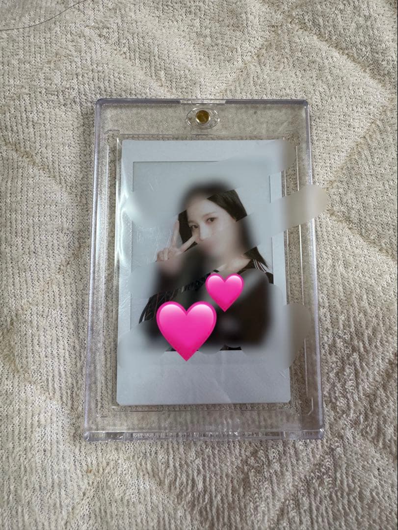 TWICE ミナ　直筆サイン入りチェキ　hare hare