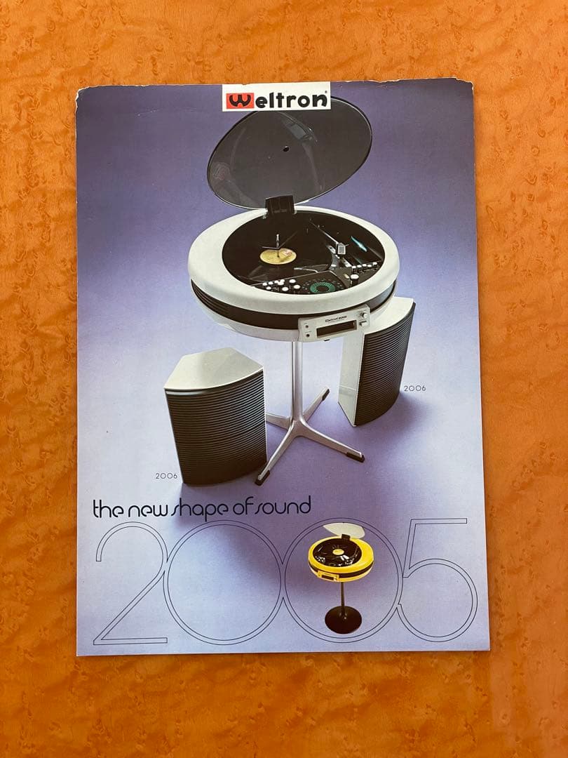 Weltron 2005 スペースエイジ ウェルトロン レコードプレイヤー