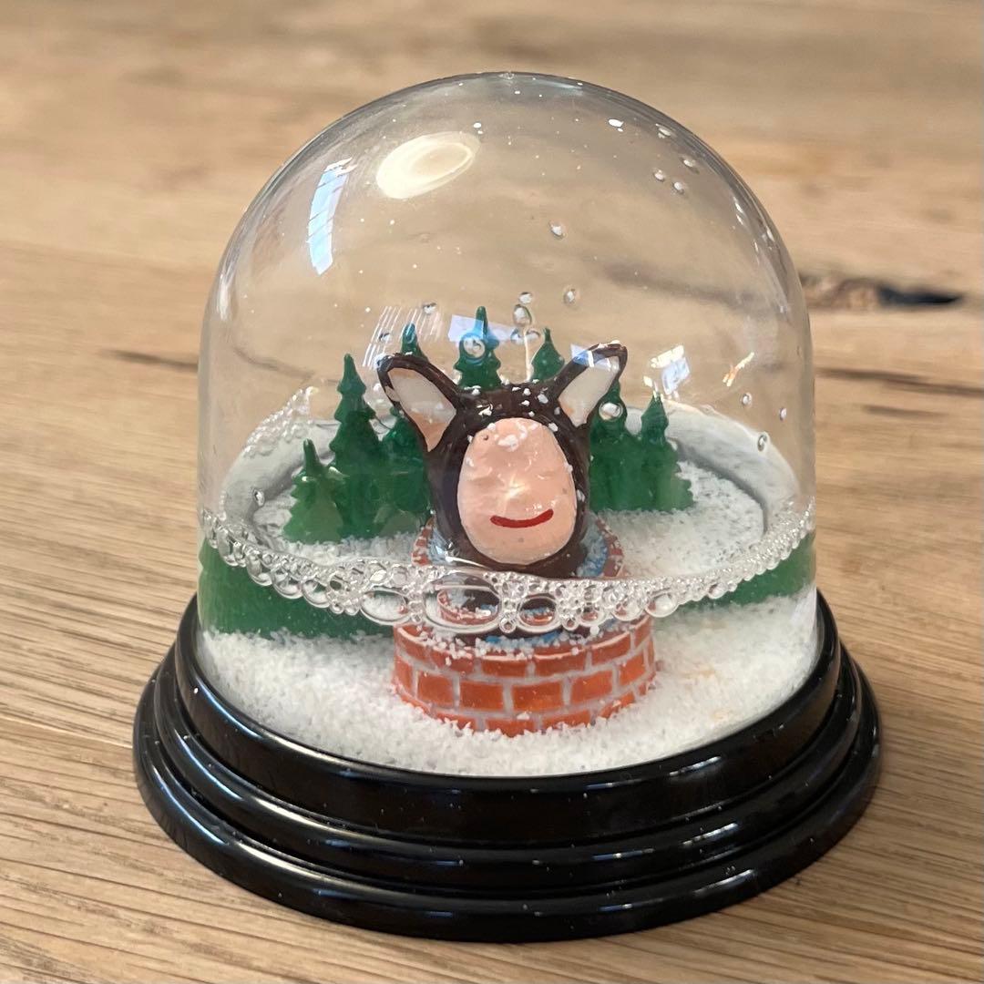 奈良美智 展覧会関連 サイン入り スノードーム 2001年