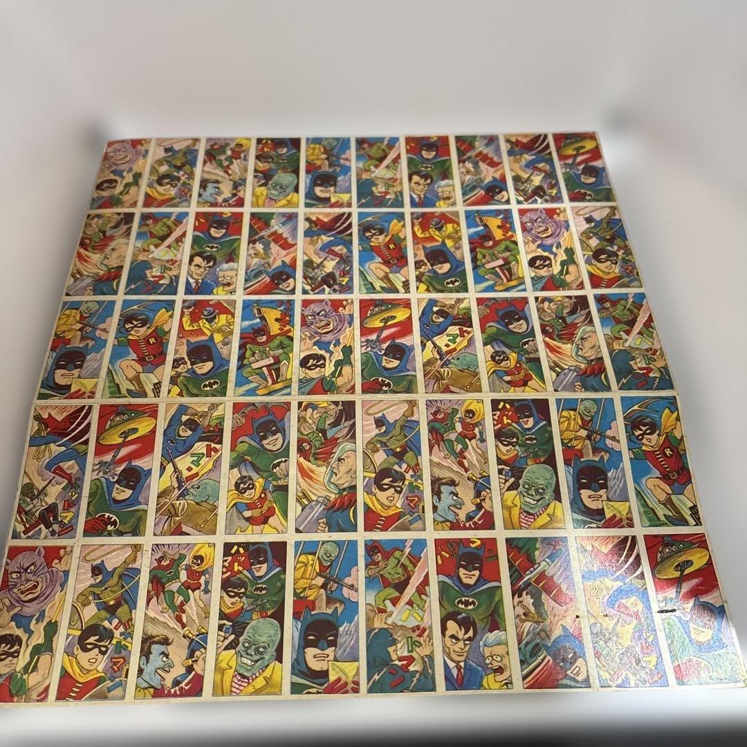 メンコ めんこ　バットマン　当時物　シート　未切断