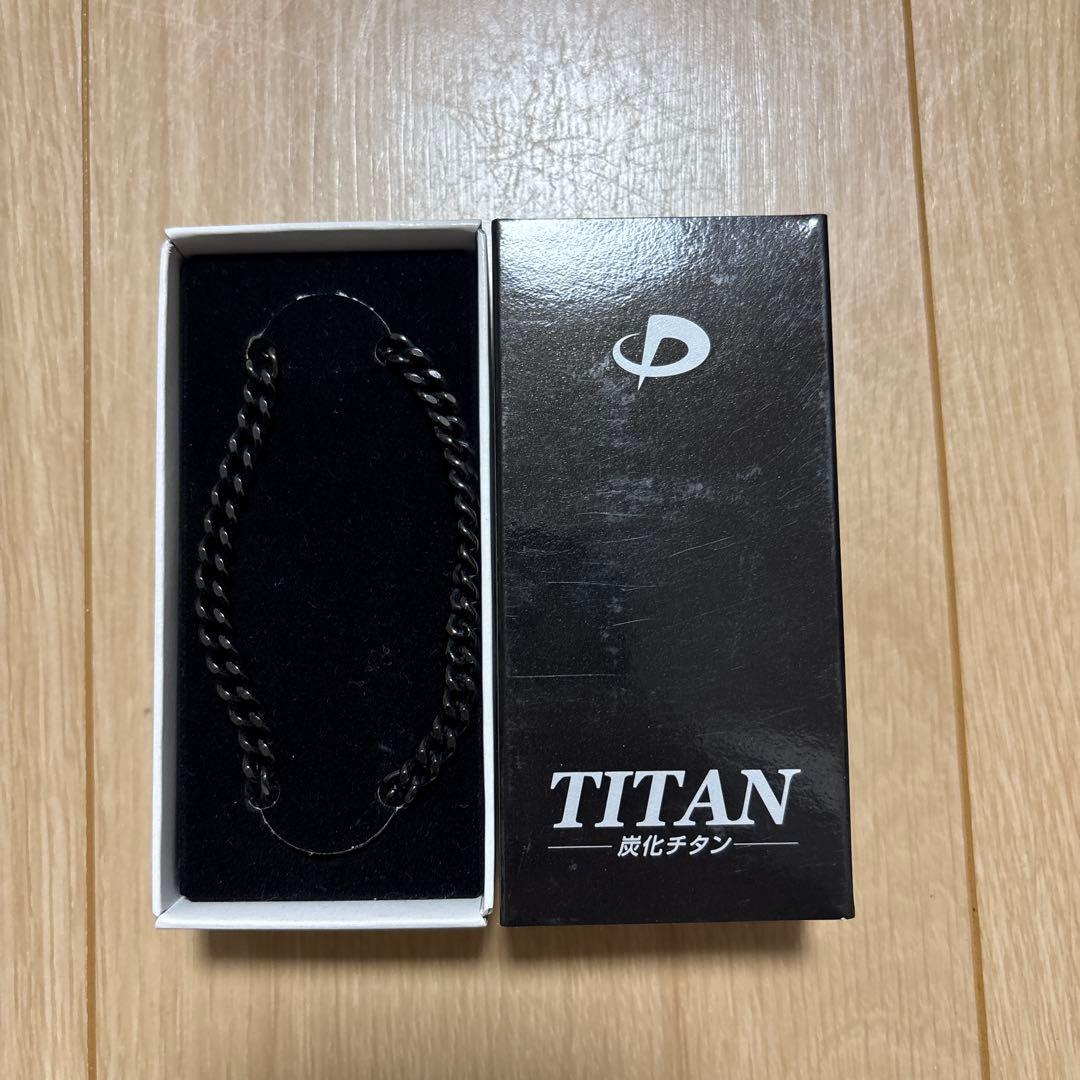 Phiten Titan チタンチューブレス 黒