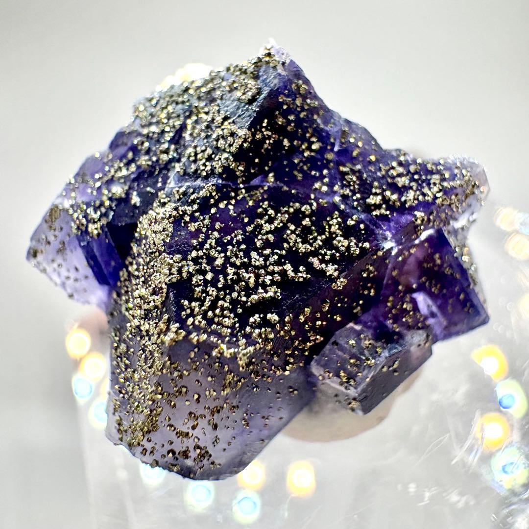 584 中国 内モンゴル産 フローライト&パイライト