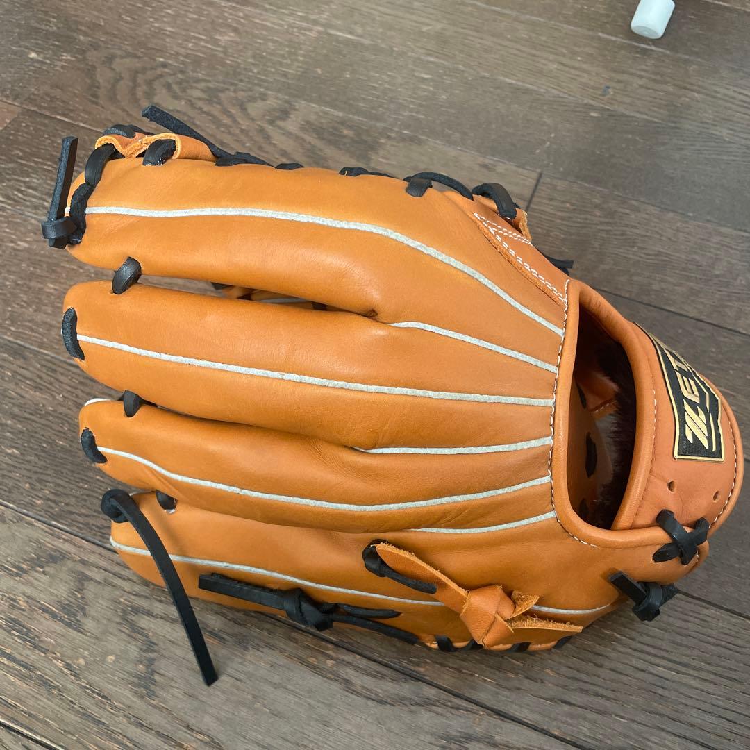 ZETT 軟式グローブ オレンジ