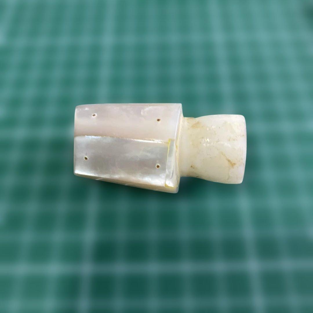 白蝶貝トローリングヘッド　6面張り合わせビス留め