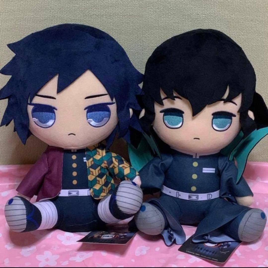 【在庫ラスト】鬼滅の刃 BIGぬいぐるみ 冨岡義勇&時透無一郎 2体セット②