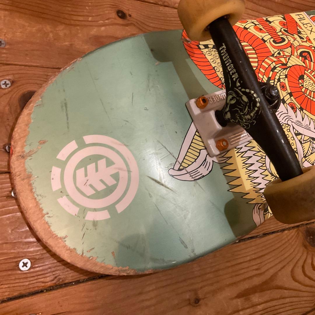 エレメント サイアミーズ スケートボードデッキ コンプリートデッキ スケボー