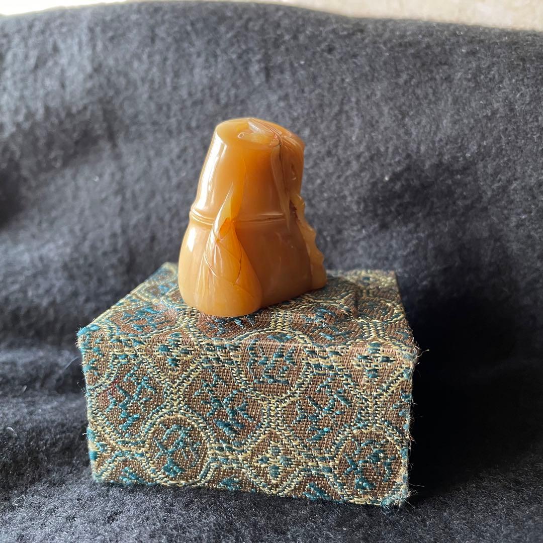 印材　石材　天然石　竹　中国　書画　関防印