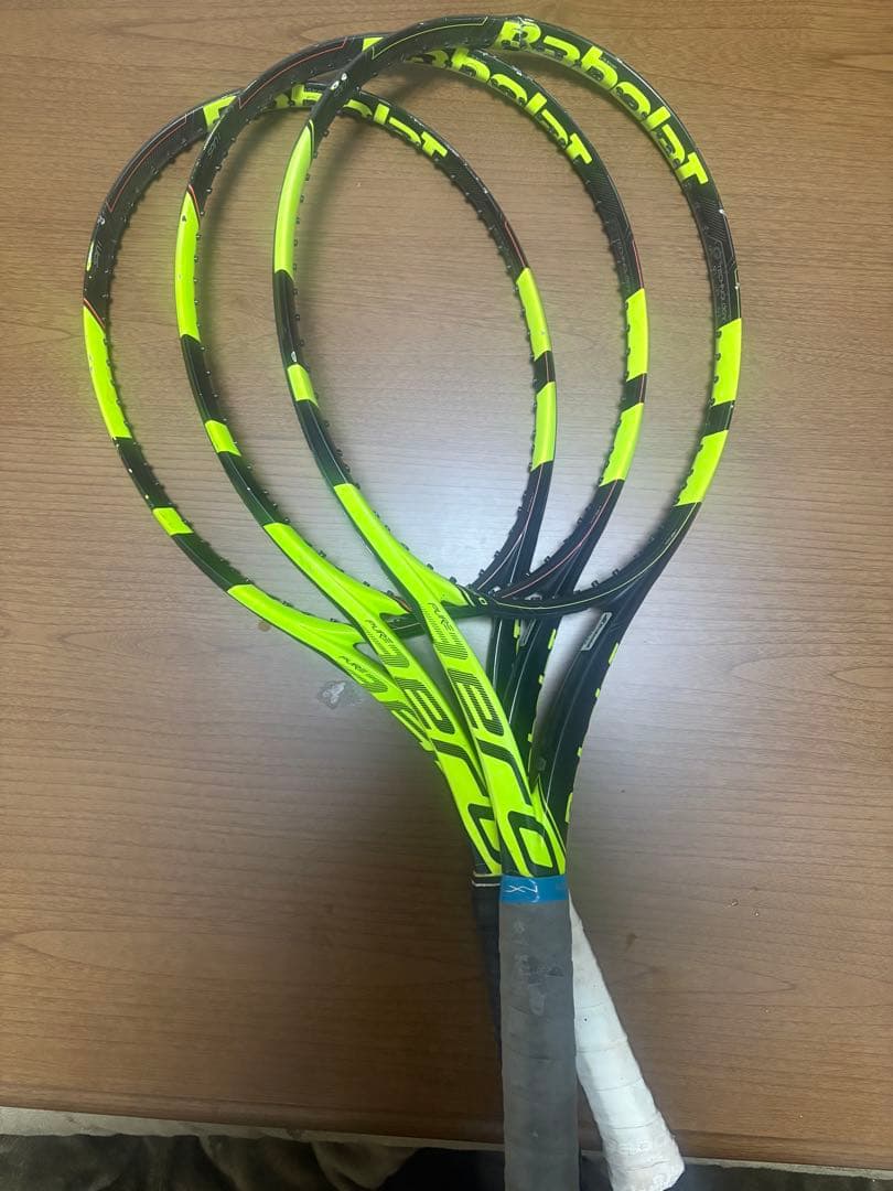 バボラ Pure Aero 2016 3本セット　（1本割れ観賞用＋2本実戦可）