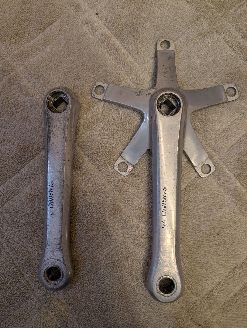 Sugino 75　クランクアームセット　165mm