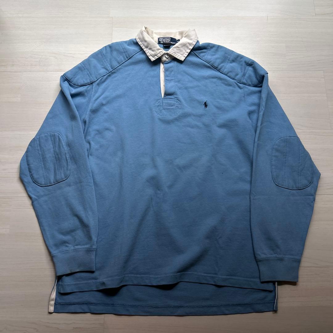 Polo by Ralph Lauren ラガーシャツ 水色