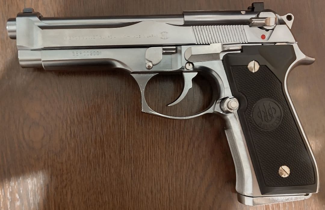 未発火 マルシン工業 ベレッタM92F モデルガン シルバーメッキ ABS