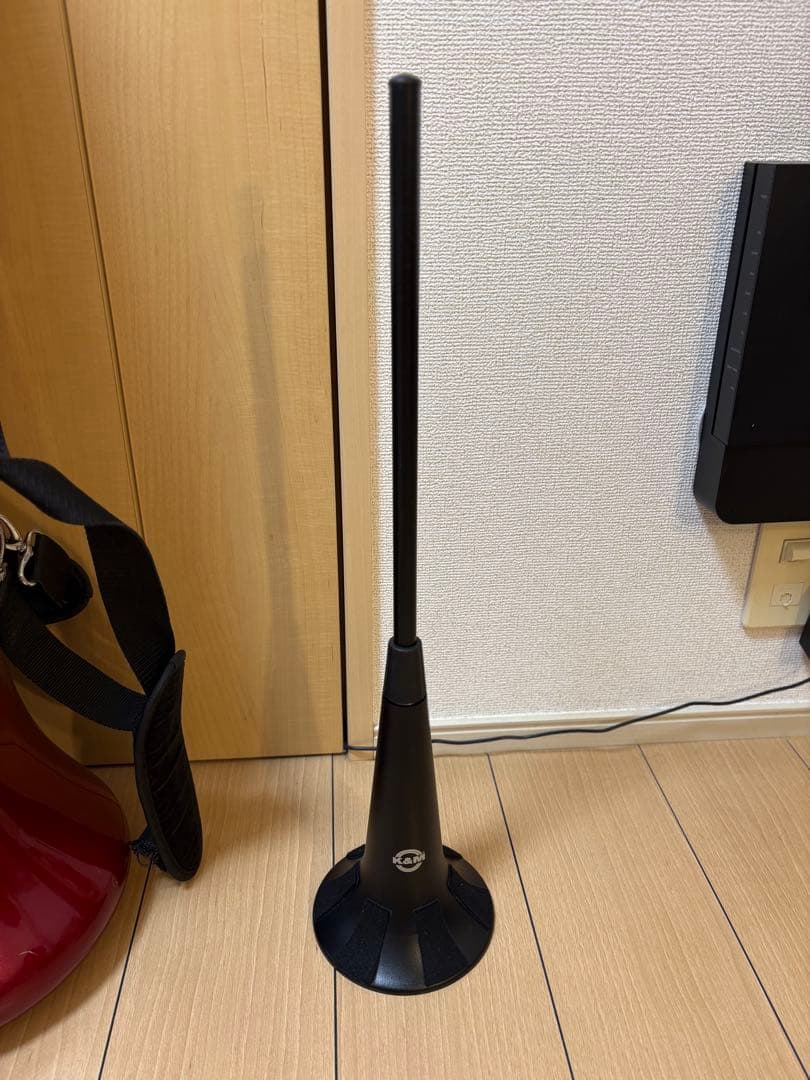 K&M トロンボーンスタンド 美品 ベル収納型 廃盤