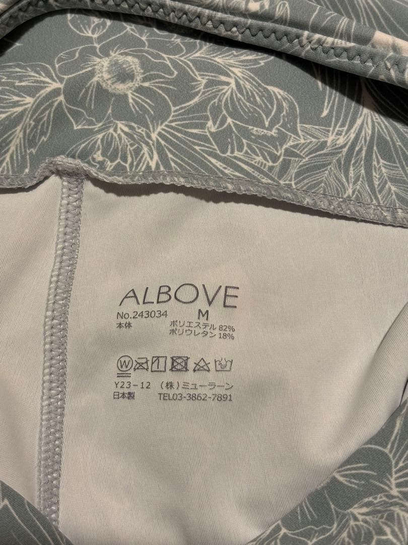 【新品未使用品】ALBOVE フラワー レギンス Mサイズ ヨガパンツ スパッツ
