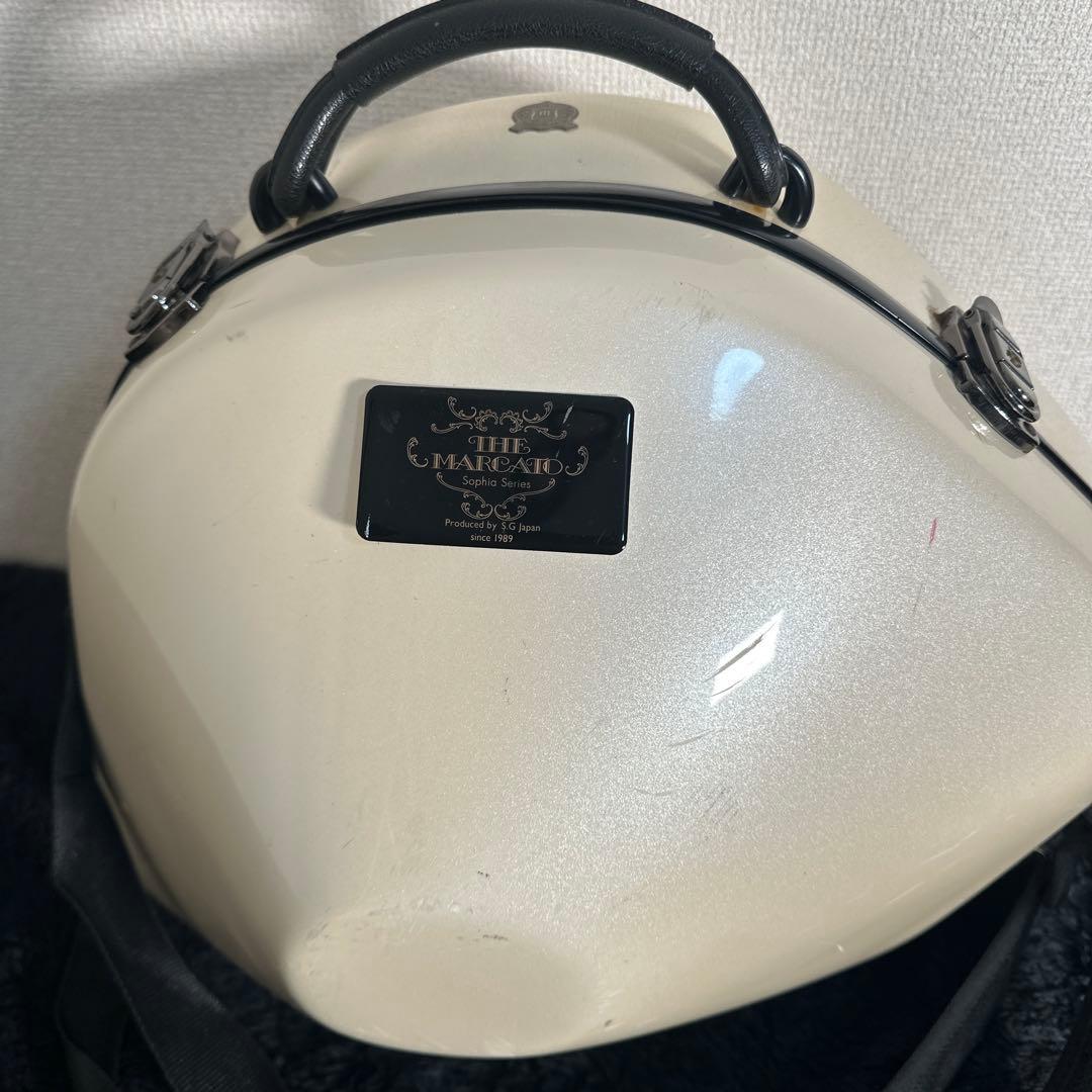 THE MARCATO ホルン ハードケース リュックタイプ 管楽器 ホワイト