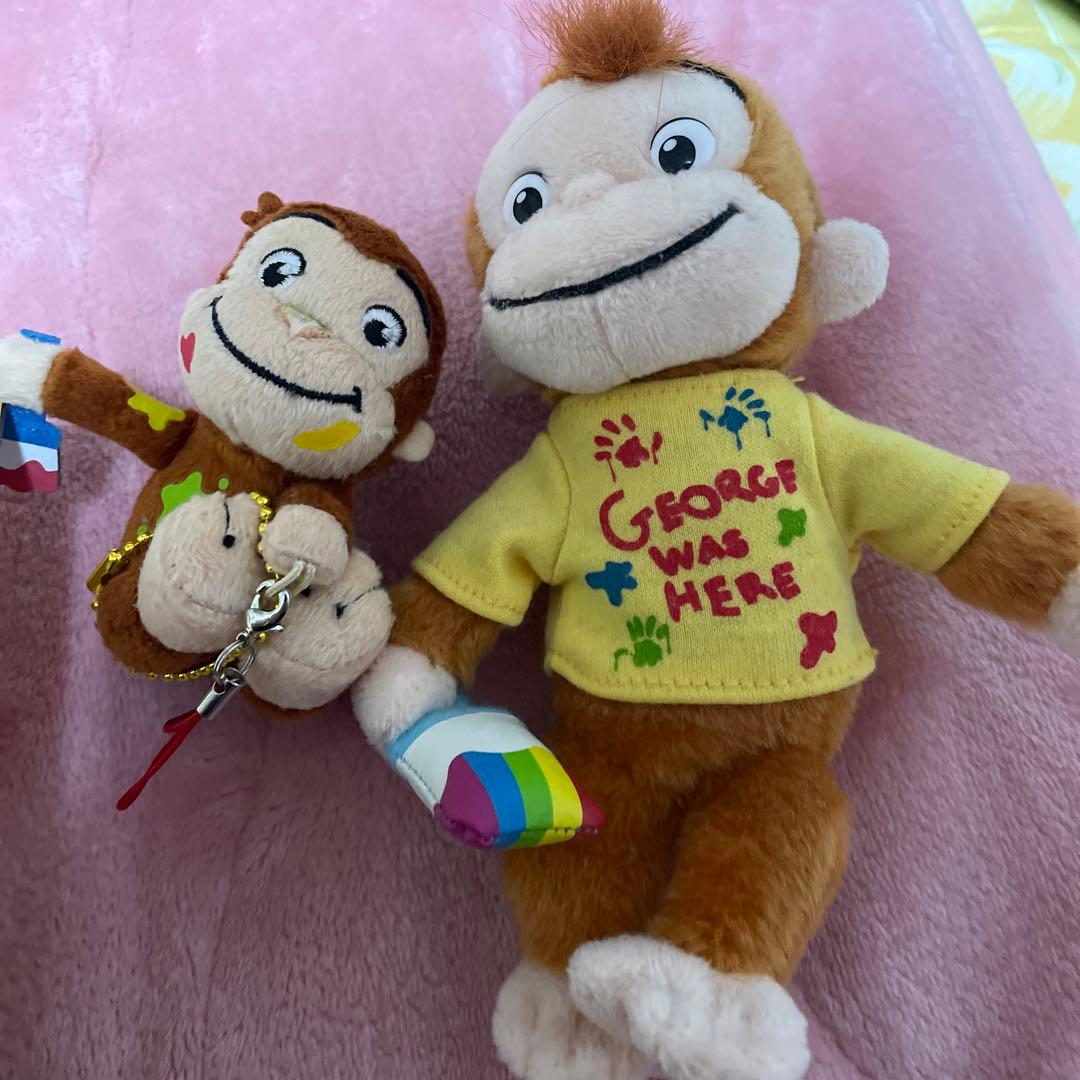 【即発送】USJ おさるのジョージキーホルダー