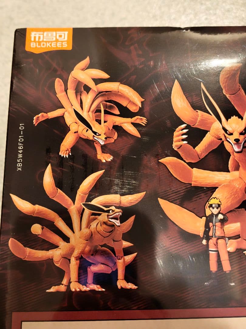 NARUTO ナルト疾風伝 九喇嘛 (九尾) 組み立てブロック発光機能付疾風伝