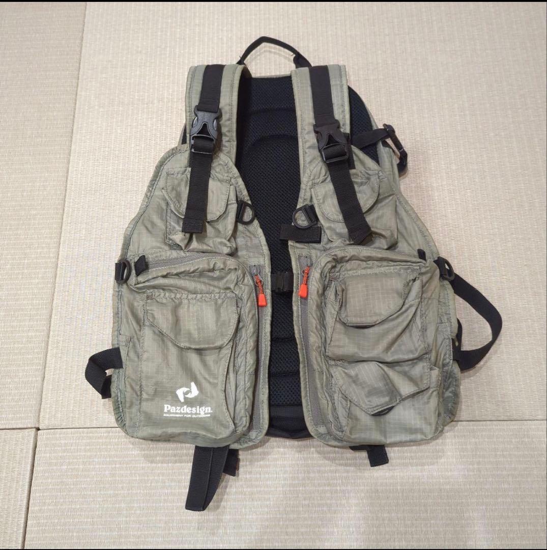 パズデザイン 3WAY パックベストⅡ 渓流 トラウト