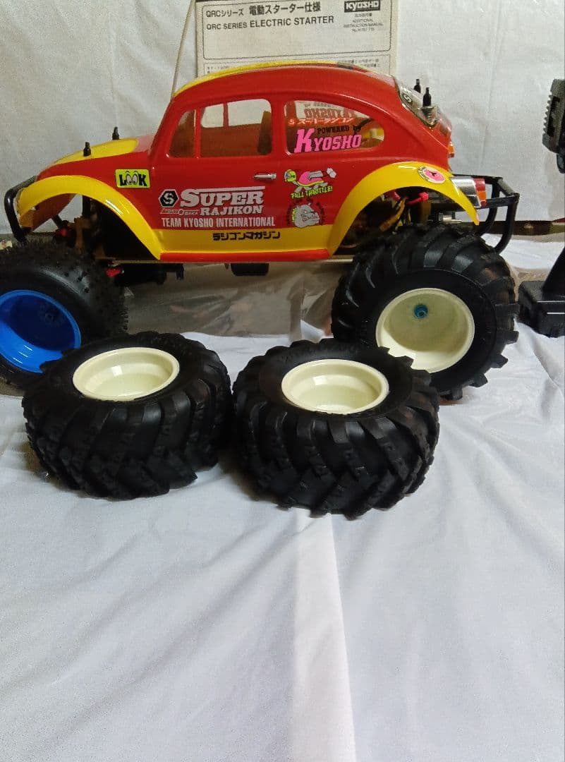 京商ラジコン　フィールド　バハ　ビートル　エンジンカー　フタバプロ付きセット