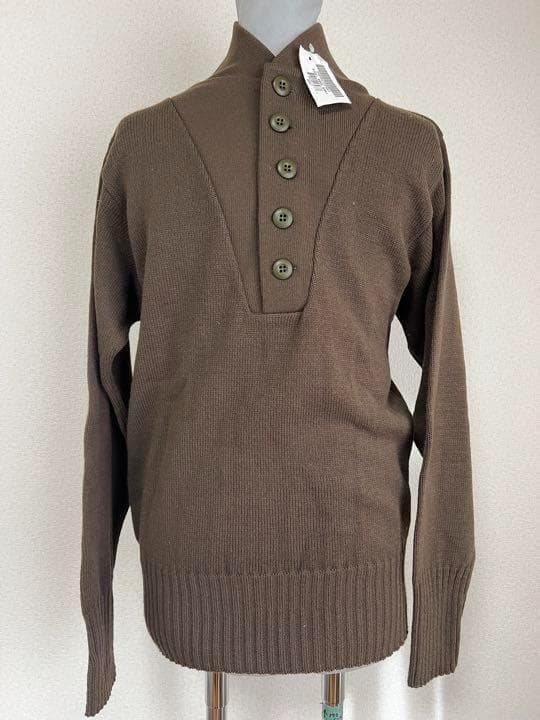 米軍 実物 5ボタンセーター アクリル