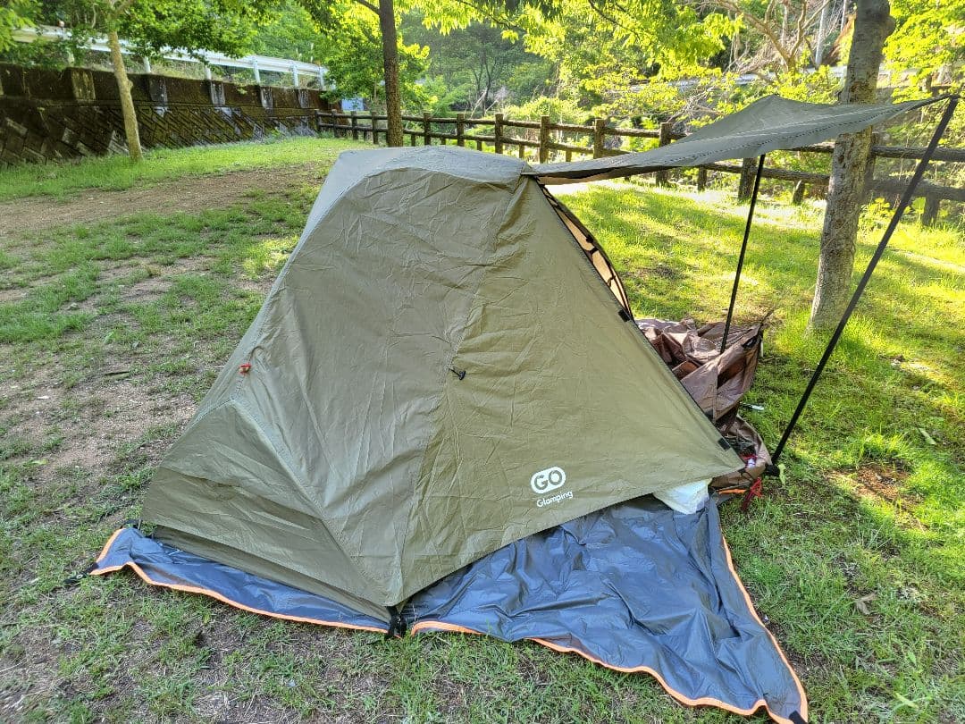GO Glamping テント エコアルミリッジテント　タープ