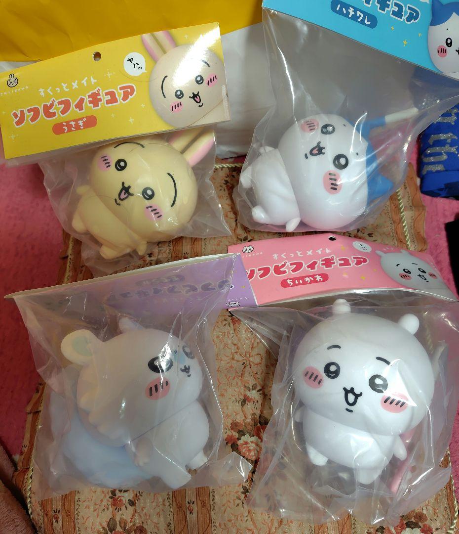 ちいかわ　すくっとメイトソフビフィギュア4体セット