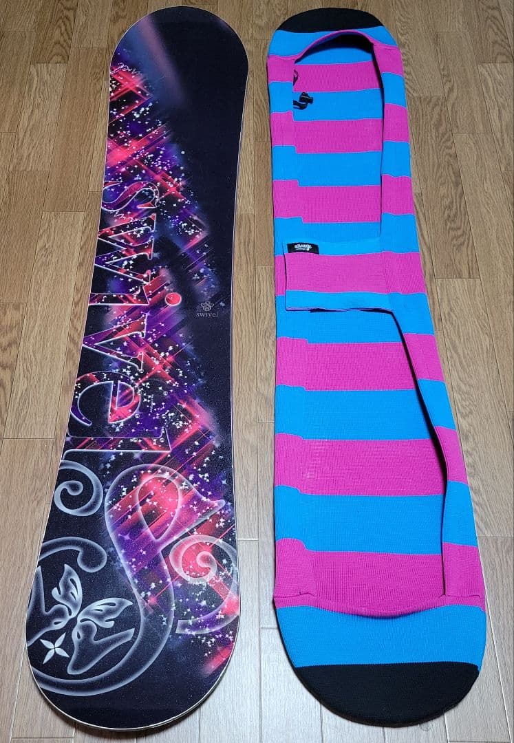 swivel スノーボード 板 カバー付き