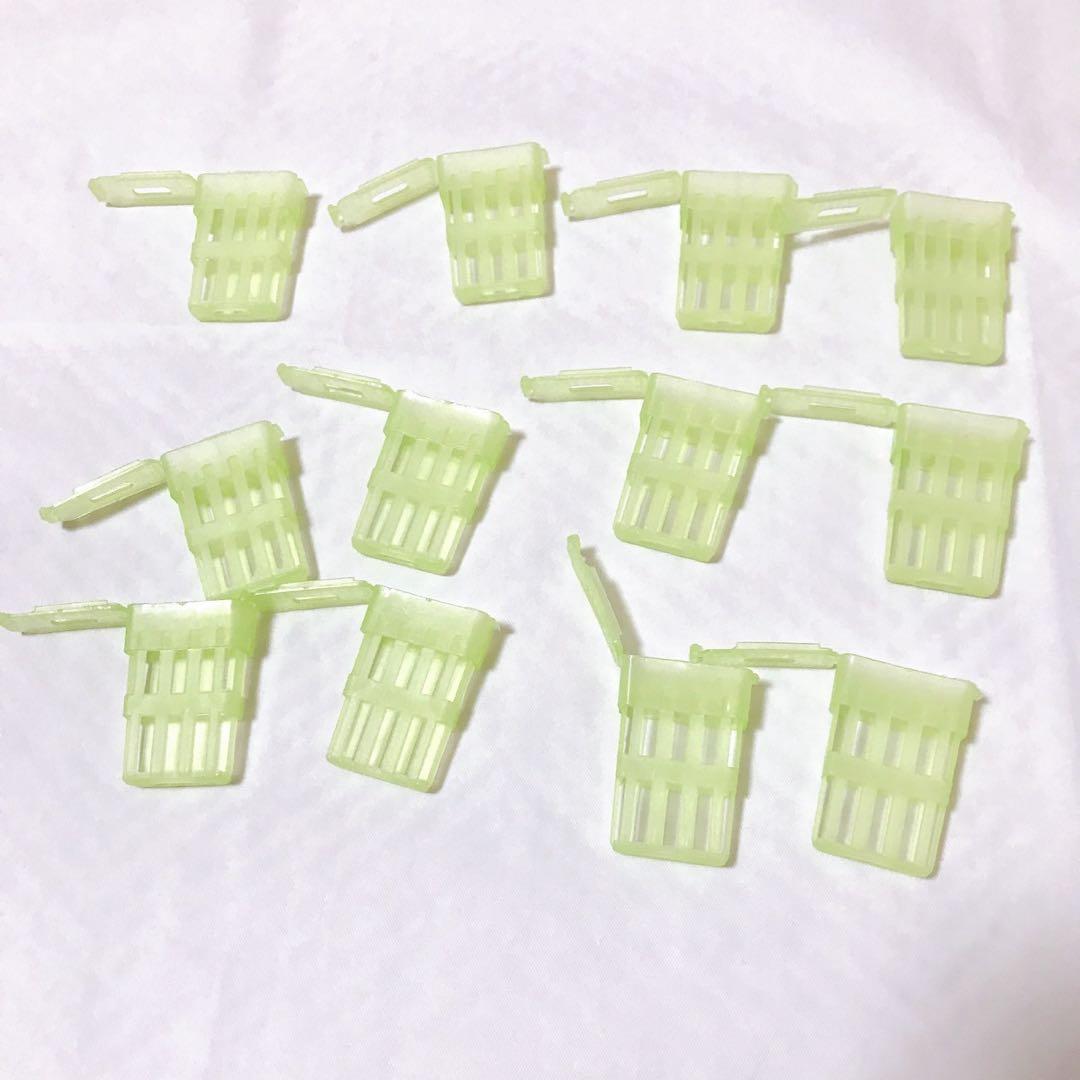 uxcell クイーンビーケージ プラスチック 蜂保護ケージ グリーン 12個