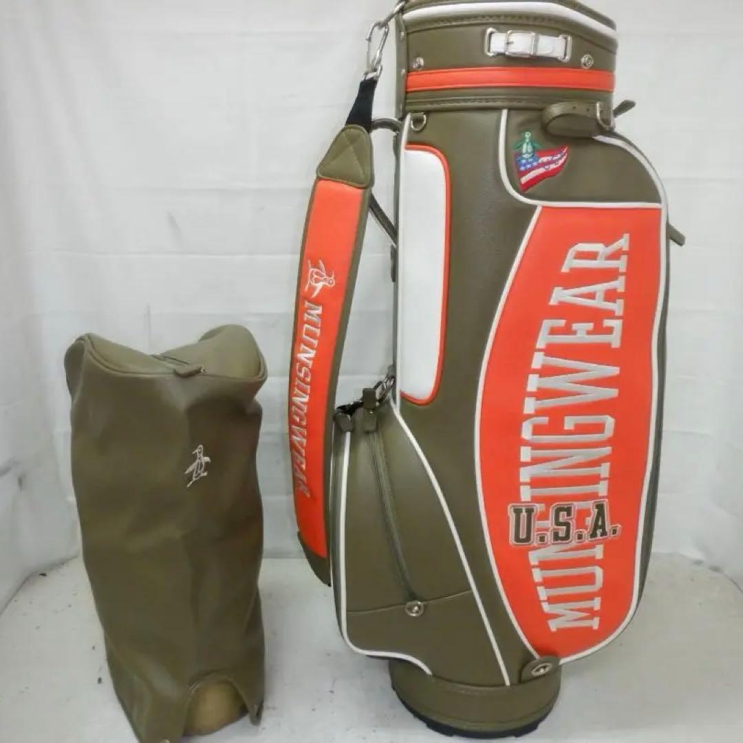 Munsingwear★マンシング★9.0型★美品★カート(KHA×WH×OR)
