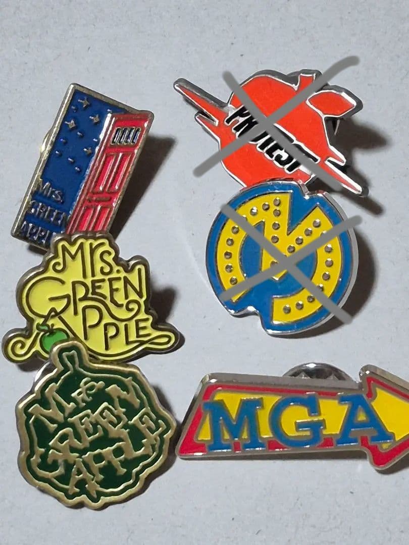 Mrs.GREEN APPLE　ピンバッジ