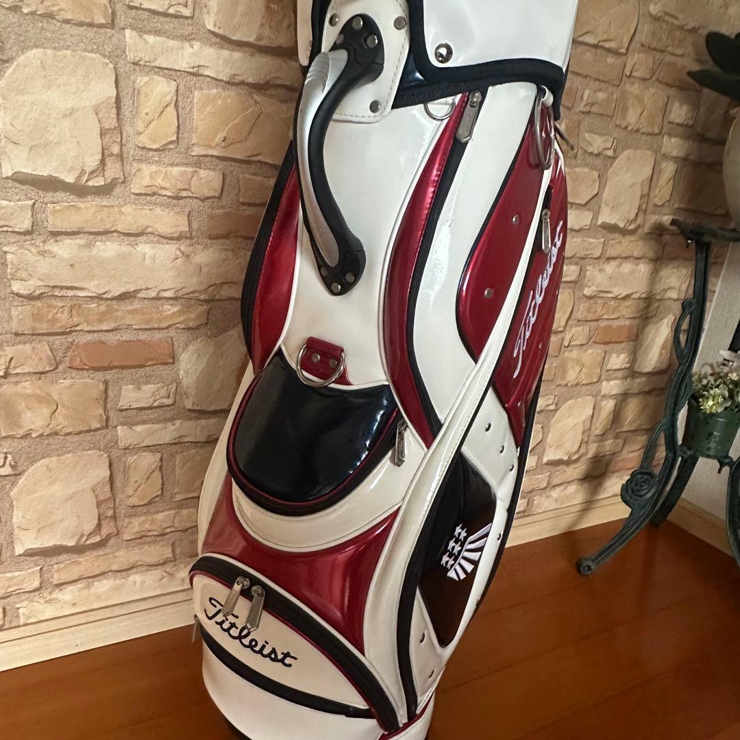 Titleist タイトリスト キャディバッグ レザー 9.5型 ゴルフバッグ