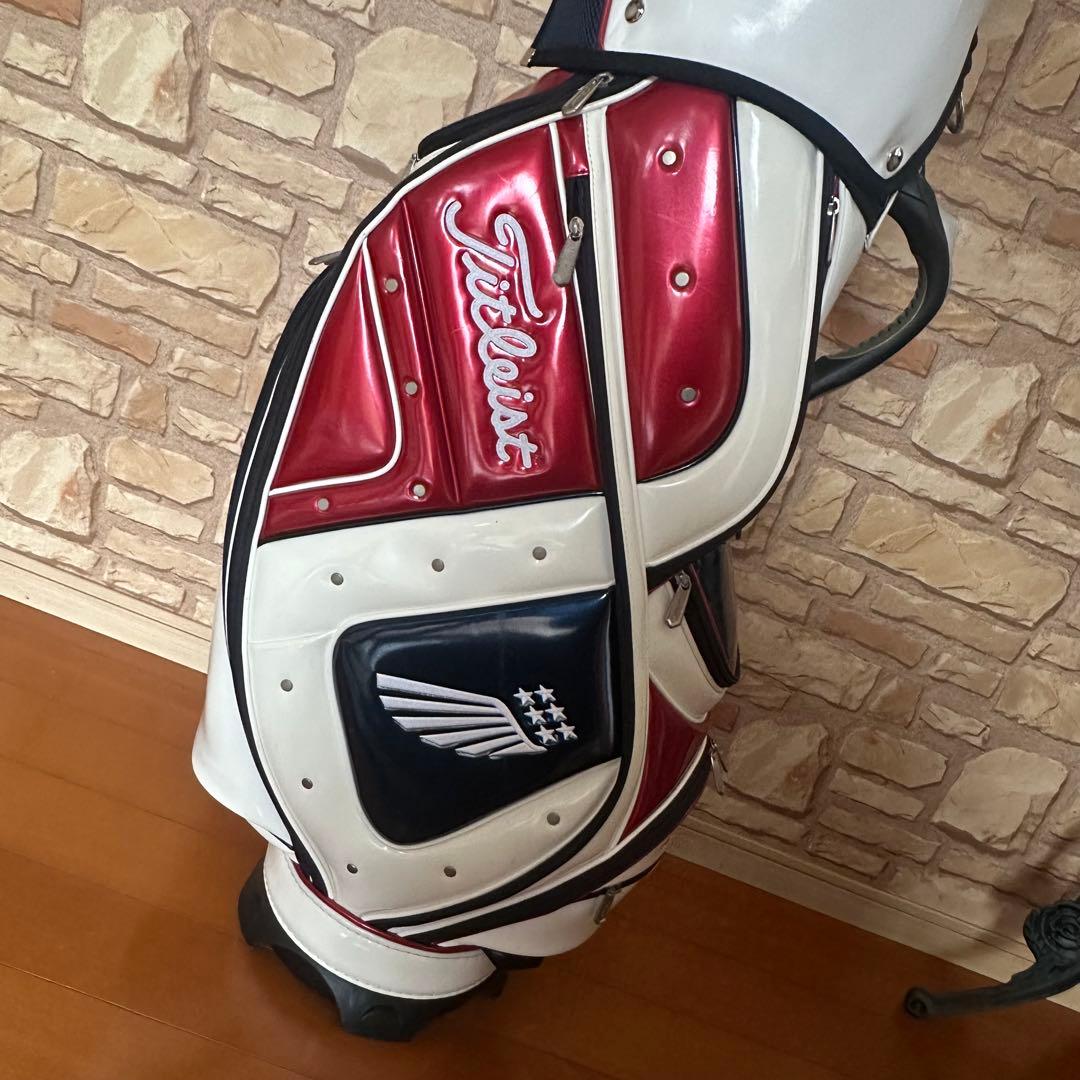 Titleist タイトリスト キャディバッグ レザー 9.5型 ゴルフバッグ