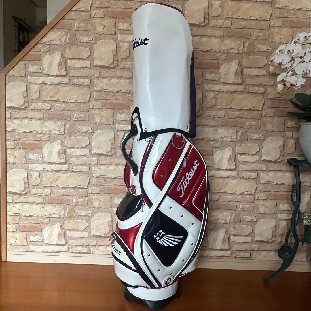 Titleist タイトリスト キャディバッグ レザー 9.5型 ゴルフバッグ
