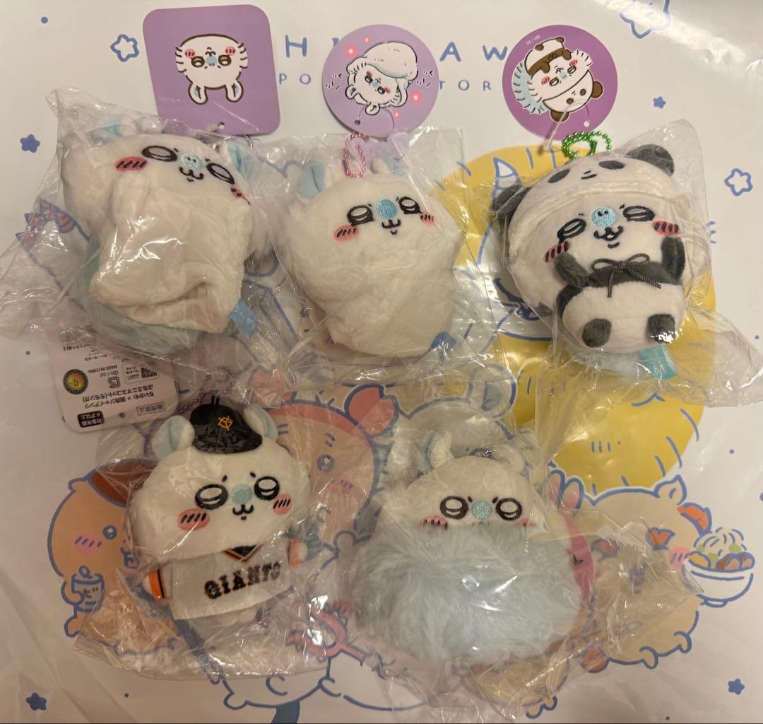 ちいかわ モモンガ　マスコット　ぬいぐるみ　5点セット