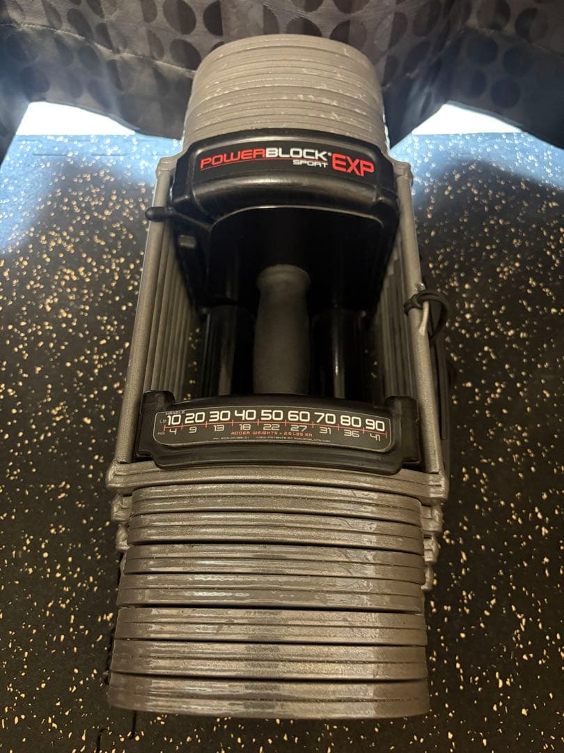 ②正規品 パワーブロック POWER BLOCK 90ポンド 41kg 可変式
