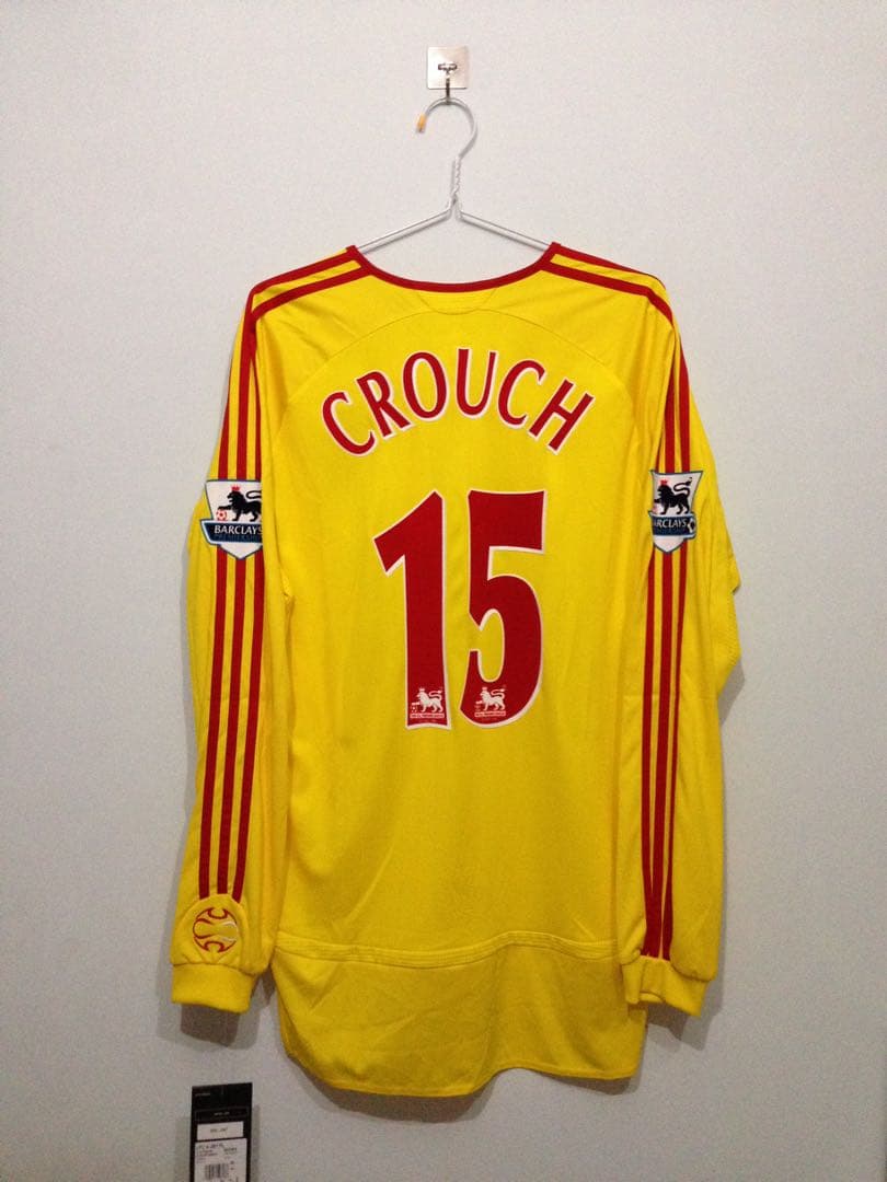 激レア　リバプール 06/07 アウェイ長袖ユニフォーム タグ付新品　クラウチ