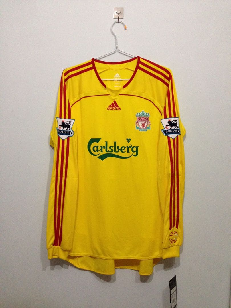 激レア　リバプール 06/07 アウェイ長袖ユニフォーム タグ付新品　クラウチ