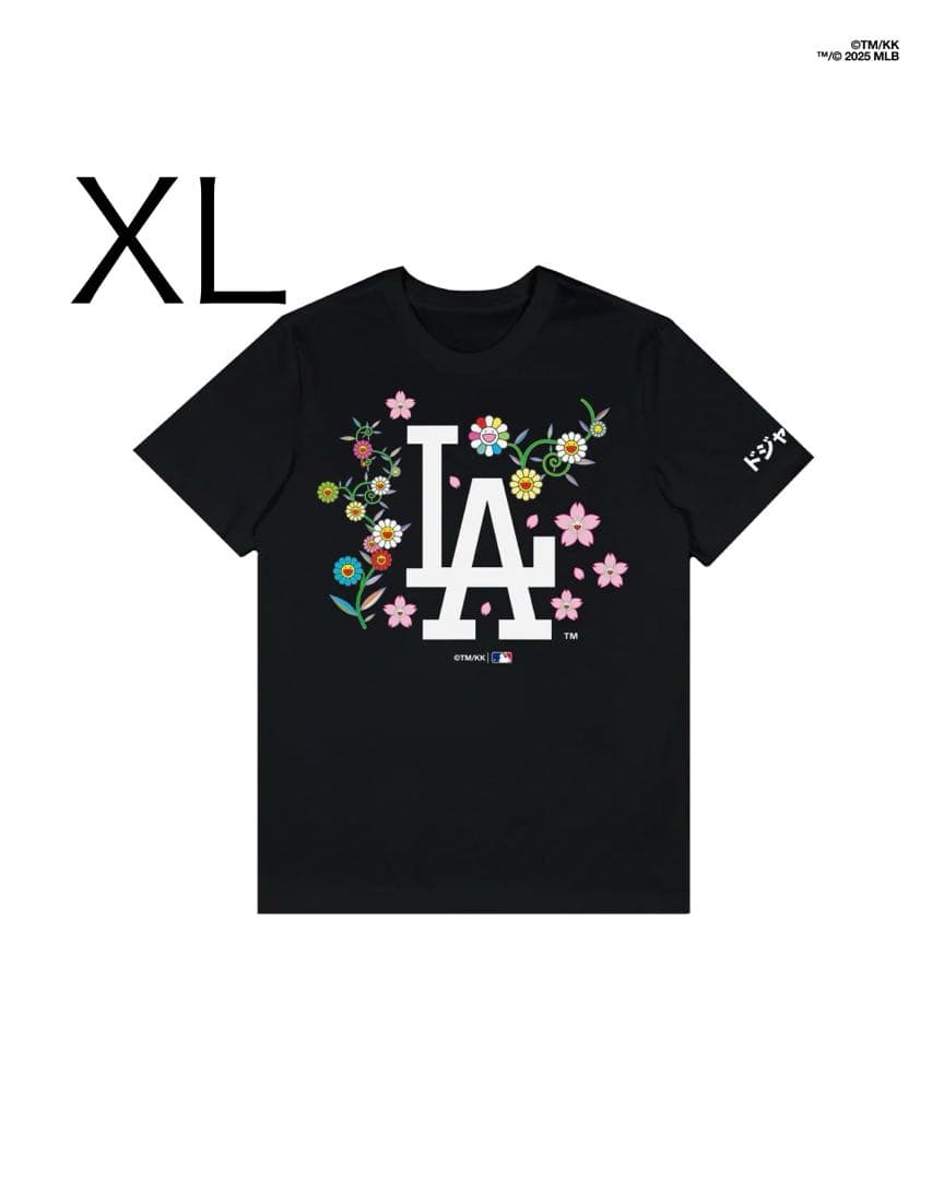 USA限定 村上隆 ドジャース MLB Tシャツ XLサイズ ブラック 大谷翔平
