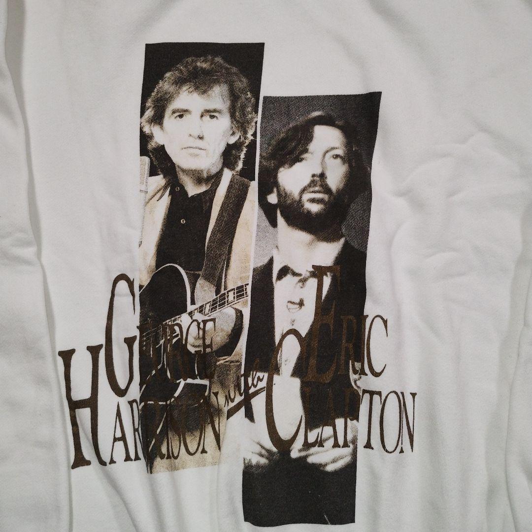 激レア☆ジョージ・ハリスンwithエリック・クラプトン　スウェット 1991