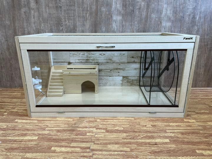 ＦandＫ爬虫類木製ケージ　ハリネズミケージ　900×450×450