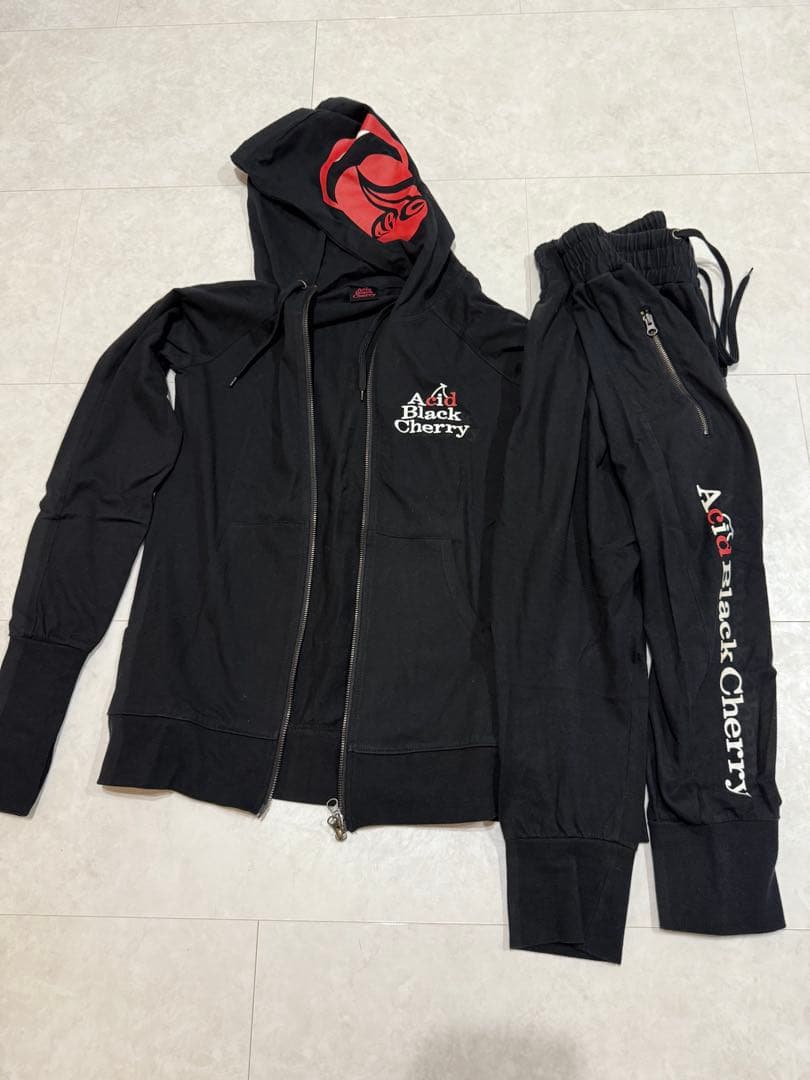 ACID BLACK CHERRY パーカー　サルエル