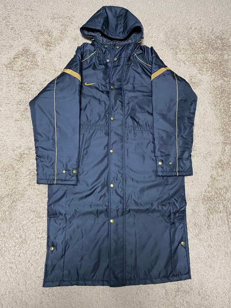 Nike ブラック　ベンチコート Lサイズ