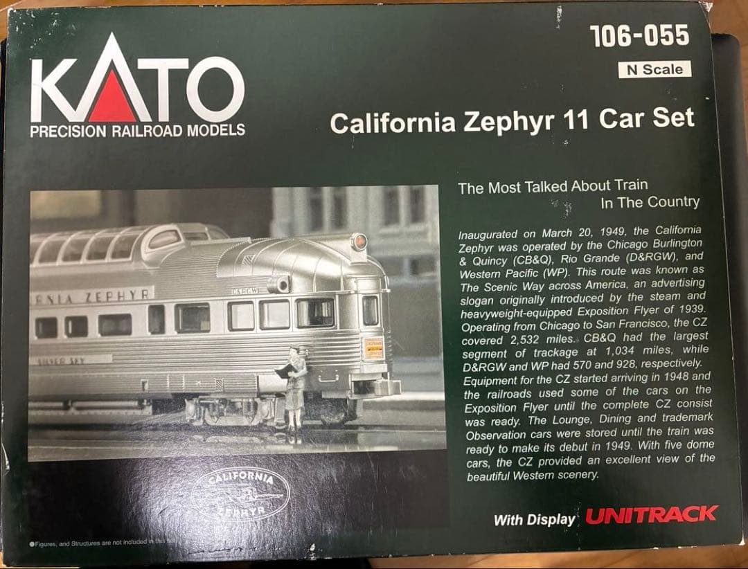鉄道模型 California Zephyr 11 Car Set 106-055