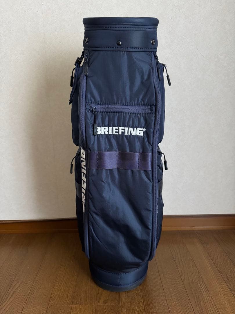 ブリーフィング BRIEFING 軽量 キャディバッグ CR-6 ネイビー