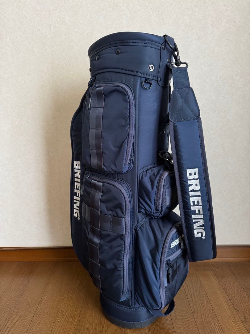 ブリーフィング BRIEFING 軽量 キャディバッグ CR-6 ネイビー