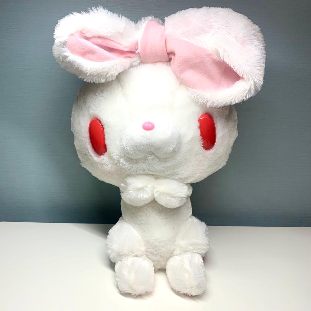 レア！汎用うさぎぬいぐるみ もじもじver. 白色 チャックスGP XL