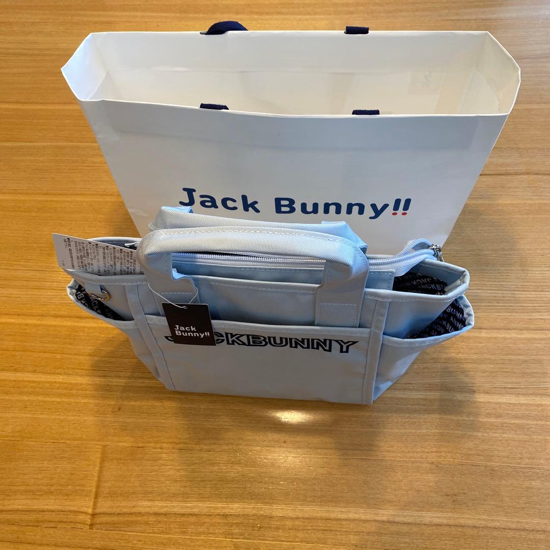 【新品】JACKBUNNY ライトブルー ゴルフバッグ