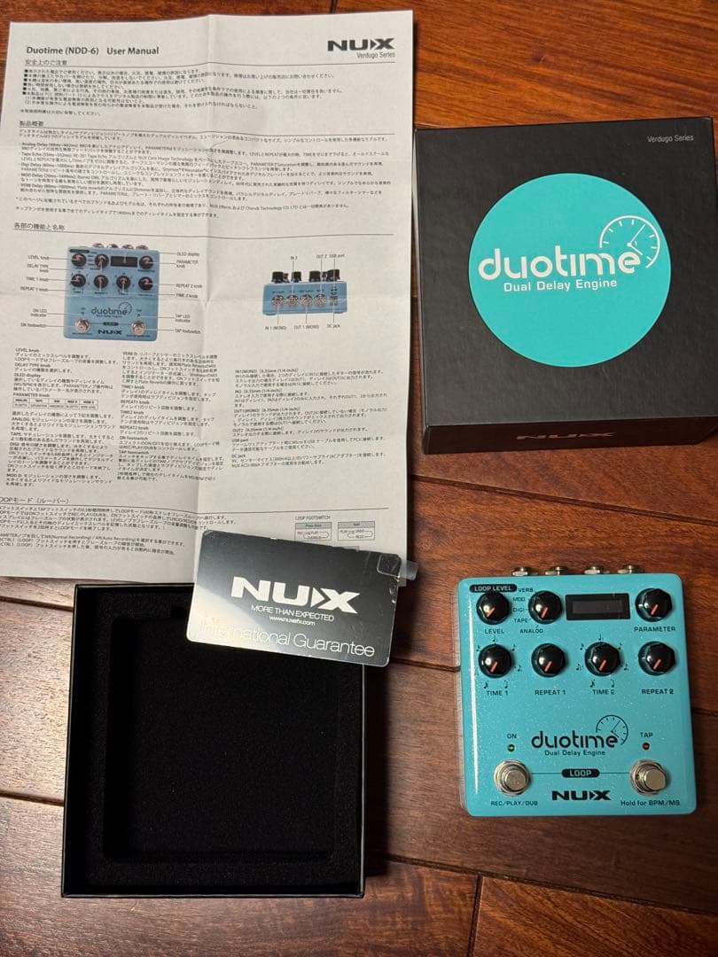 NUX duotime デュアルディレイエンジン