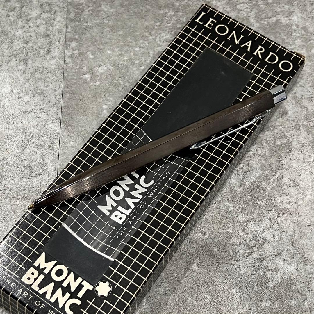 j*6様 訳あり MONTBLANC ボールペン レオナルド スタニウム仕上げ