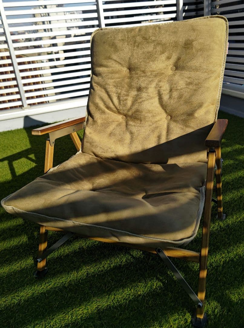 GROUSE グラウスチェア　クッション　2脚　サンド　アウトドア　冬キャンプ